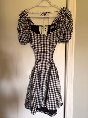 BEGINNING BOUTIQUE Penelope mini dress- Gingham